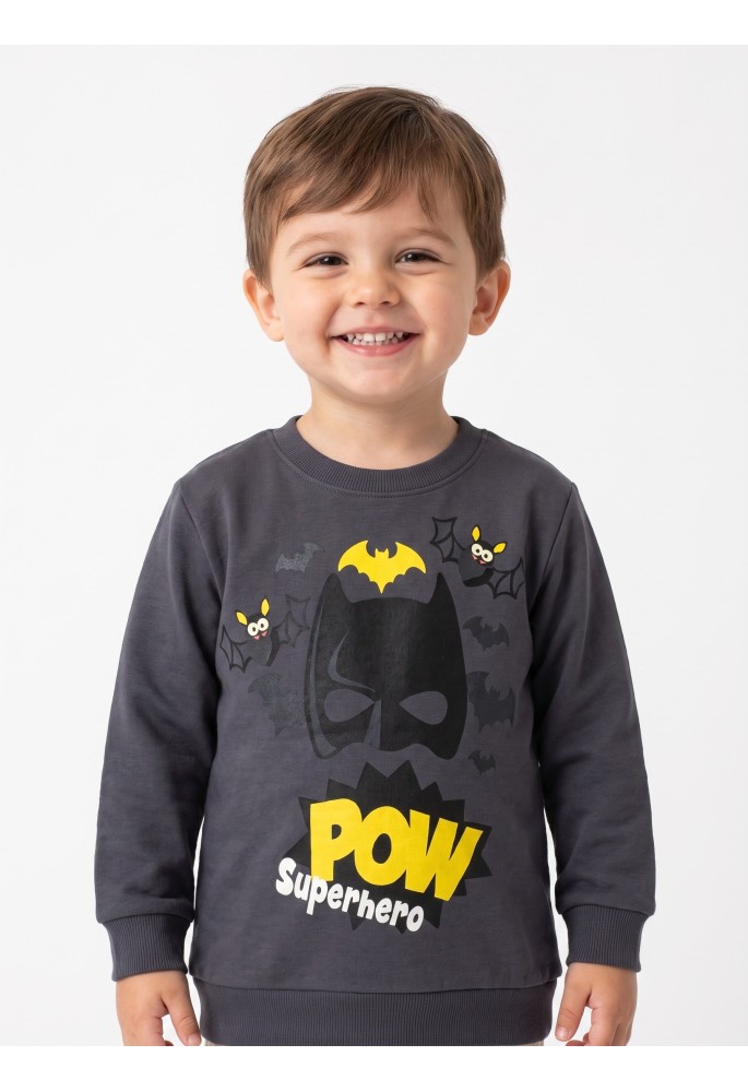 TRAX Πιτζάμα "Pow Superhero" 50993 Ανθρακί TRAX Πιτζάμα "Pow Superhero" 50993 Ανθρακί