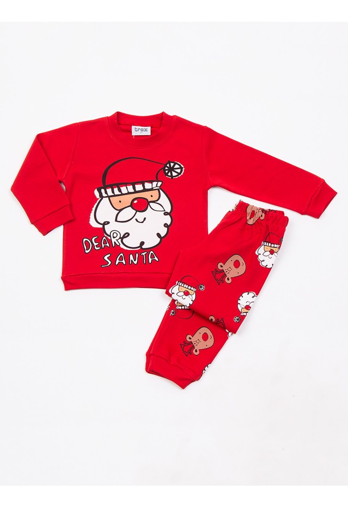 TRAX Πιτζάμα Santa Claus 48996 Κόκκινο