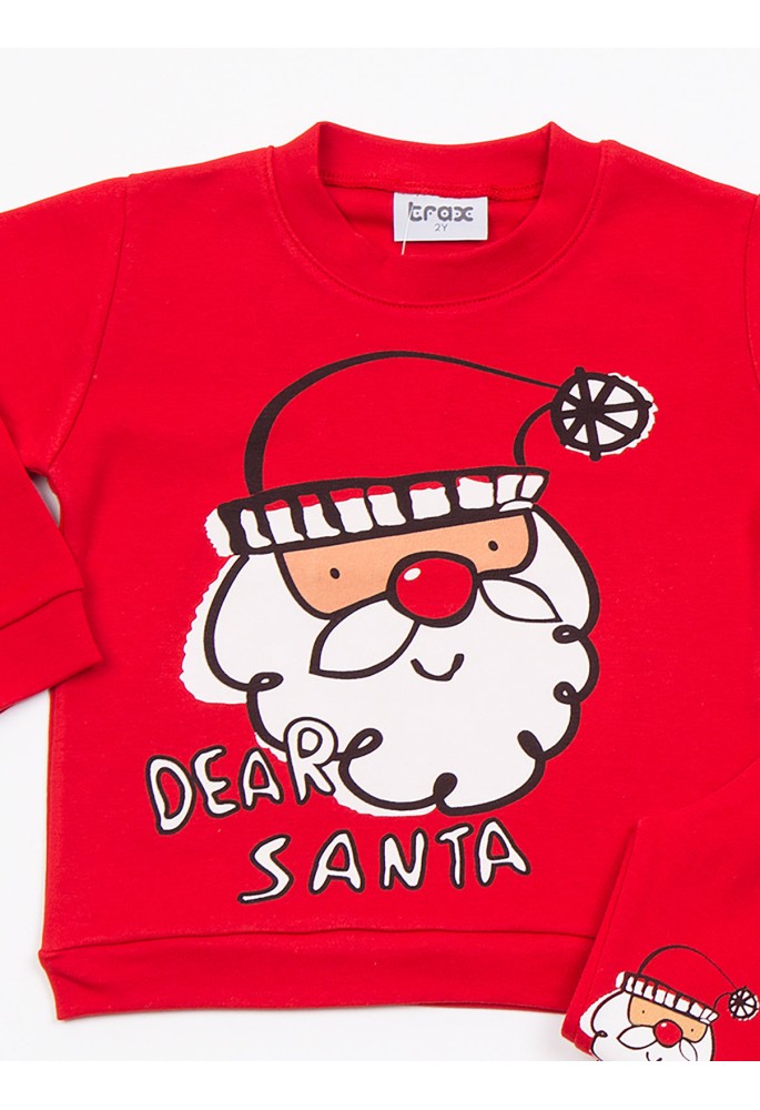 TRAX Πιτζάμα Santa Claus 48996 Κόκκινο